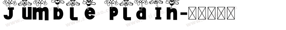 Jumble Plain字体转换